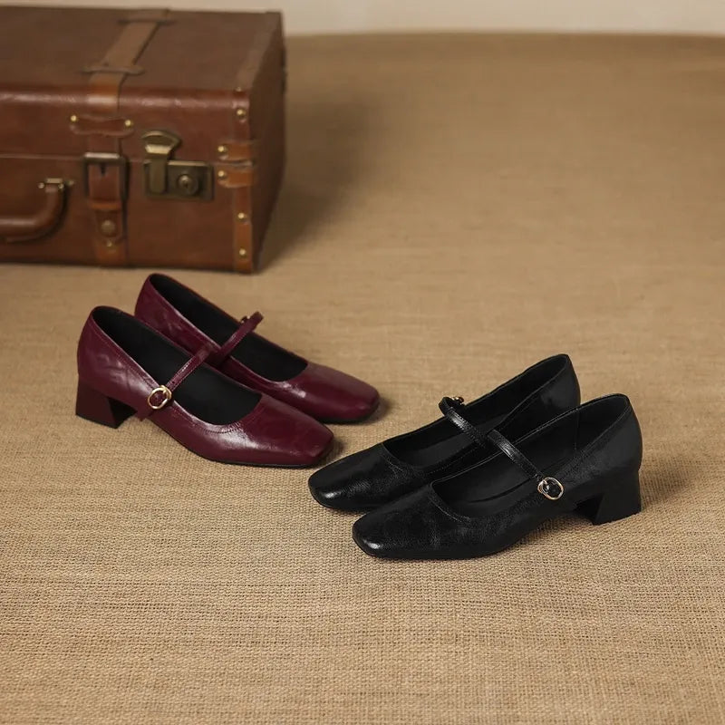 Serena Sheepskin Mary Jane Shoes — photo 7