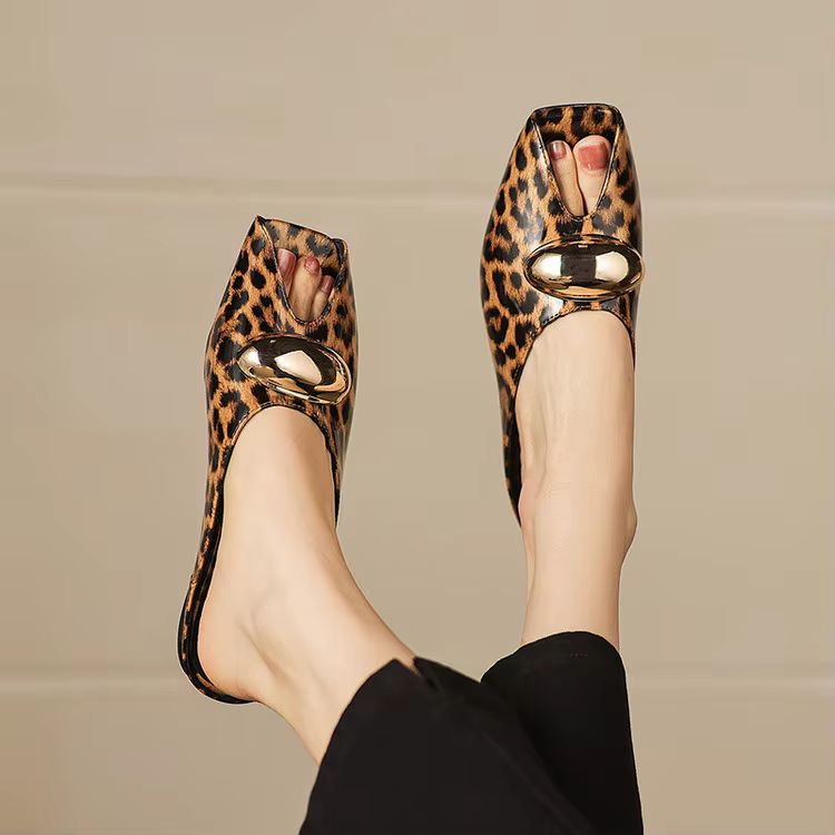 Ivona Genuine Leather Mules — photo 10
