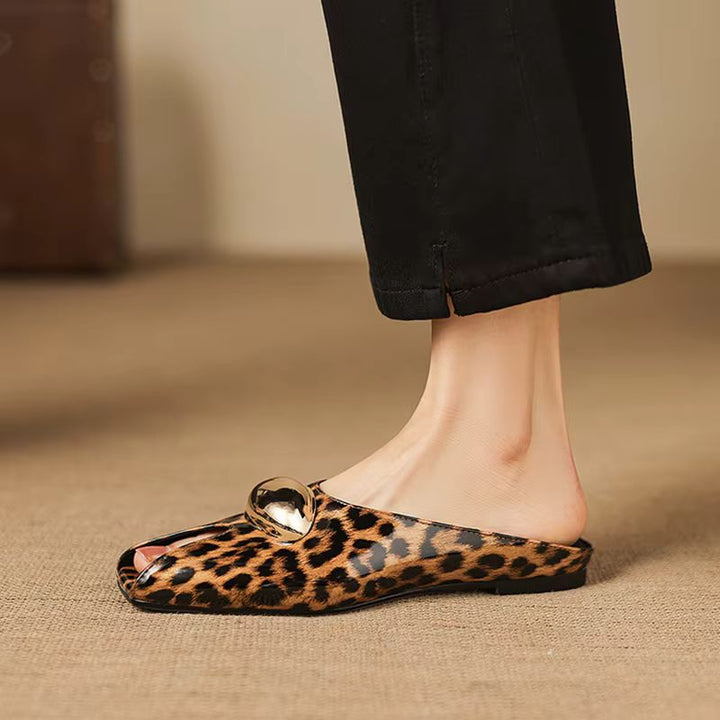 Ivona Genuine Leather Mules — photo 2