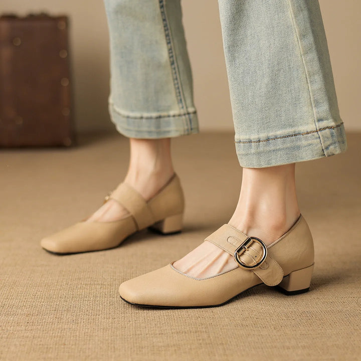 Miranda Sheepskin Mary Jane Shoes — photo 2