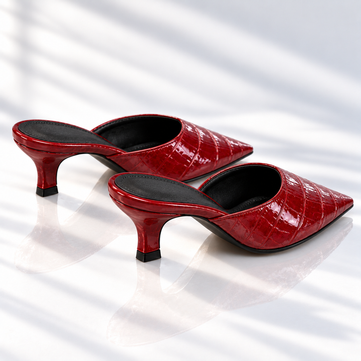 Mabel Leather Mules
