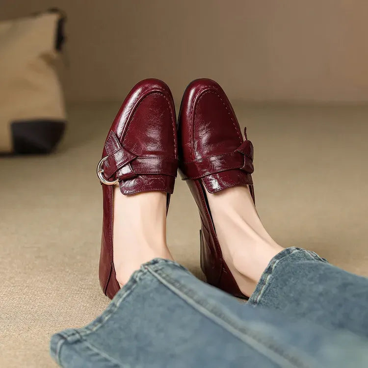 Clara Genuine Leather Loafers — photo 13
