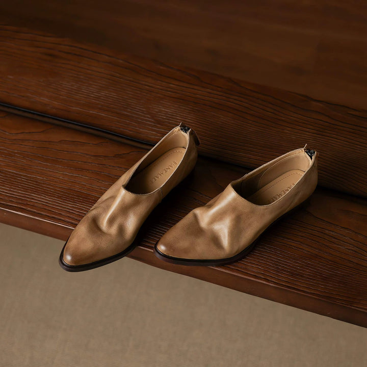 Reba Genuine Leather Loafers — photo 6