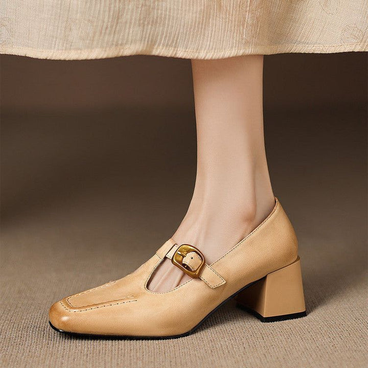 Morgan Genuine Leather Heels — photo 14