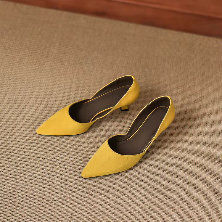 Constance Sheep Suede Pumps — photo 5