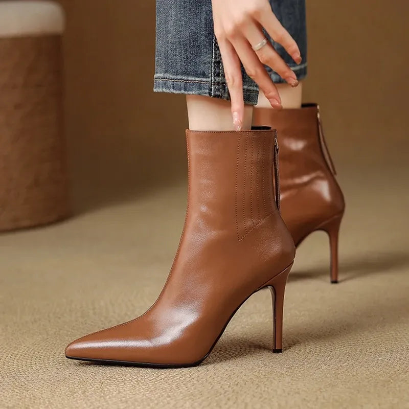 Elena Genuine Leather Boots — photo 5