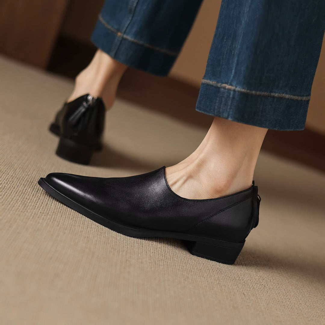 Reba Genuine Leather Loafers — photo 14