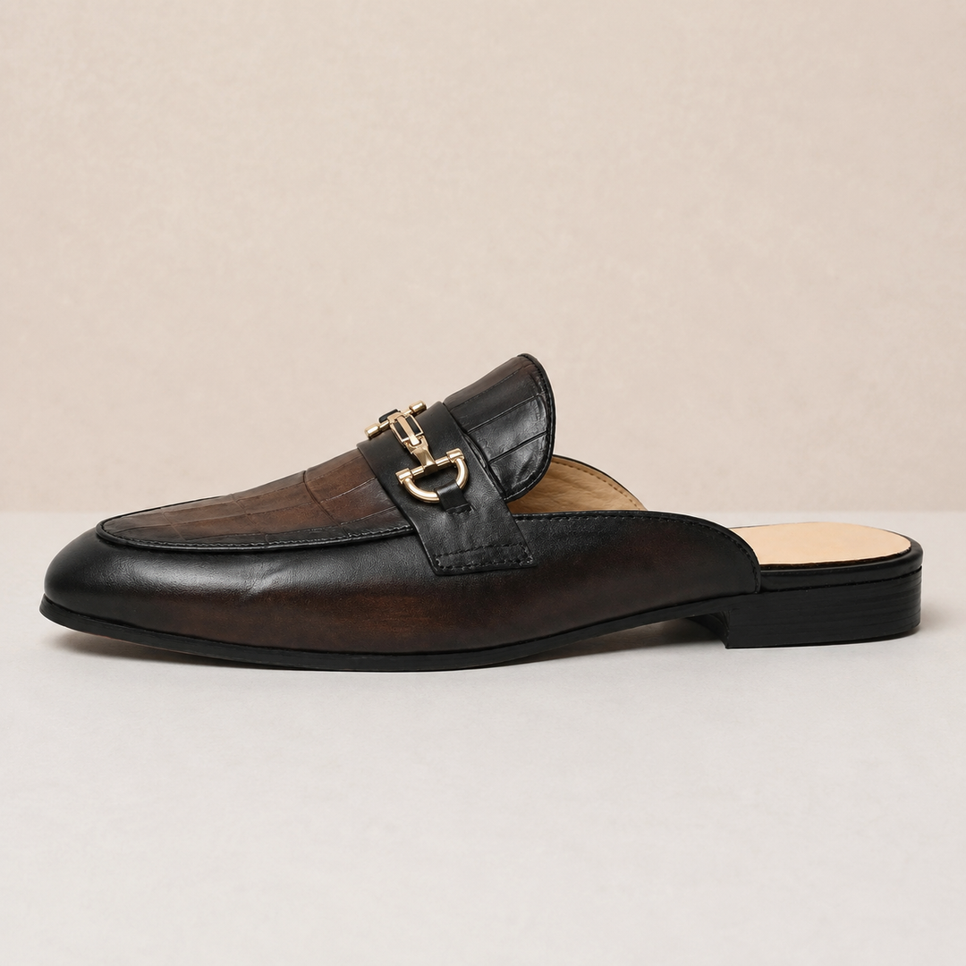 Velto Genuine Leather Horse-Bit Mules