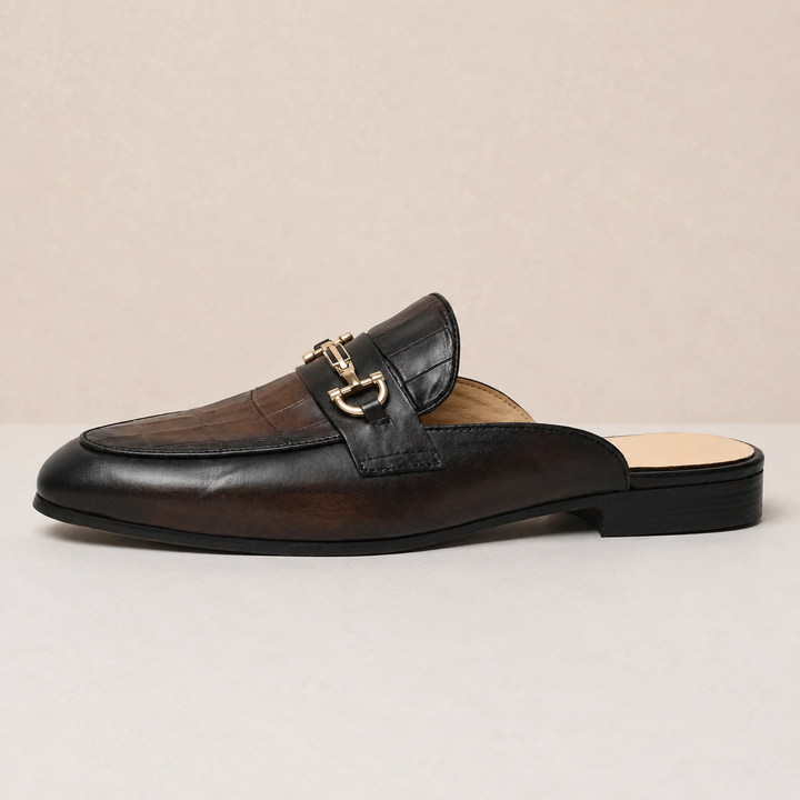 Velto Genuine Leather Horse-Bit Mules