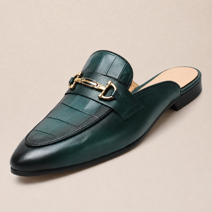 Velto Genuine Leather Horse-Bit Mules