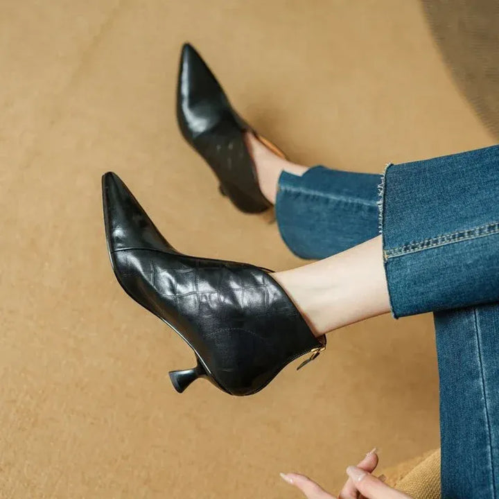 Annika Genuine Leather Boots — photo 6