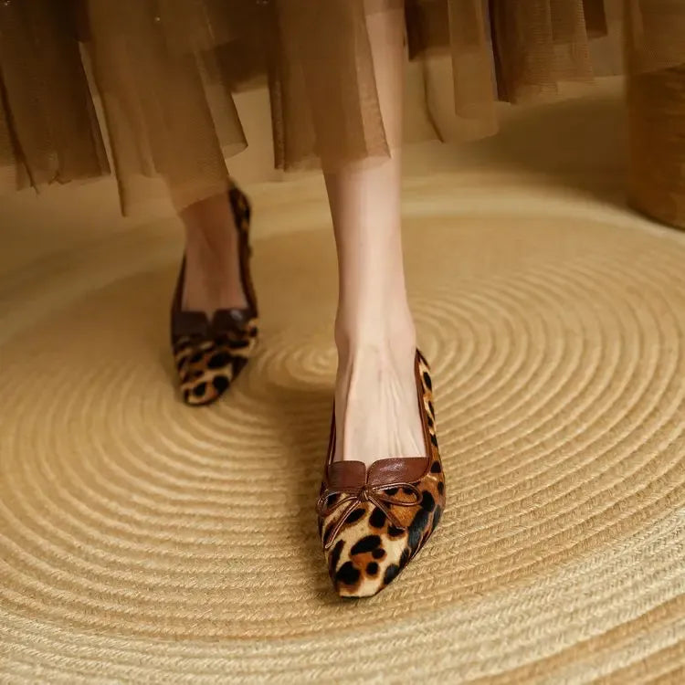 Georgina Genuine Leather Heels — photo 12