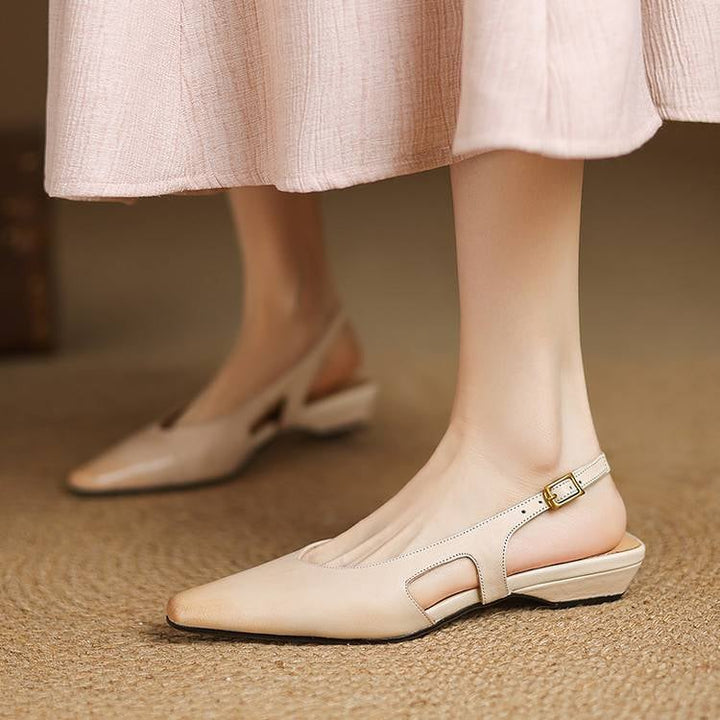 Athena Genuine Leather Slingbacks — photo 5