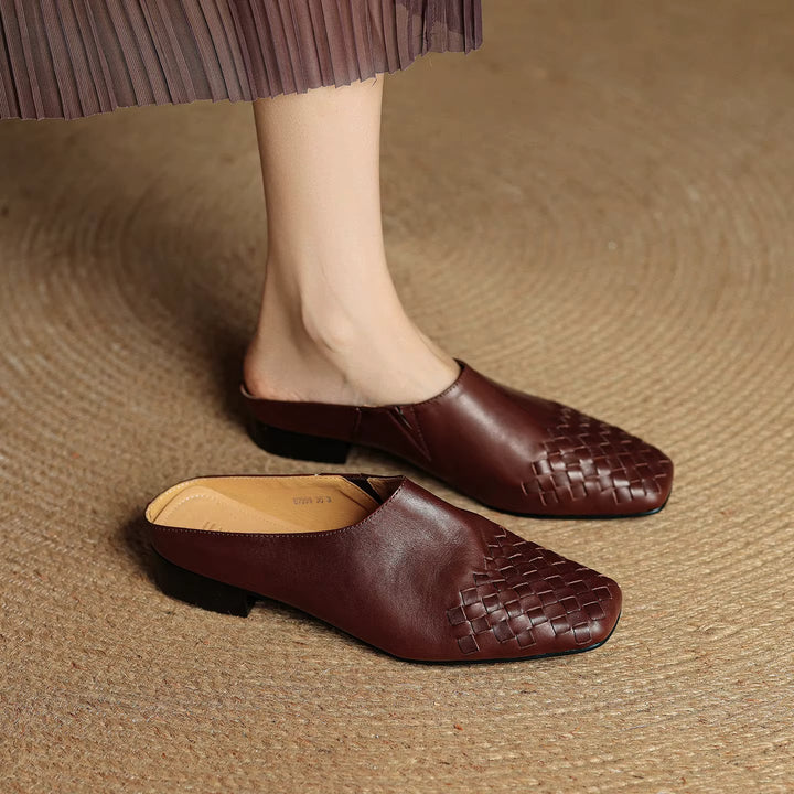 Helena Genuine Leather Mules — photo 3
