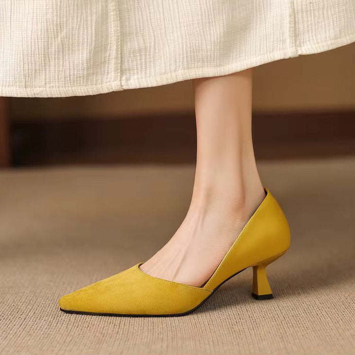 Constance Sheep Suede Pumps — photo 25