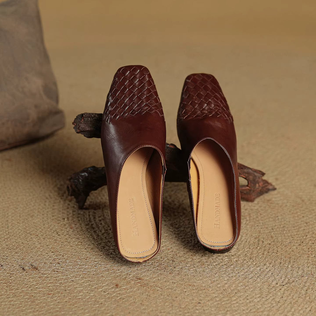 Helena Genuine Leather Mules — photo 8