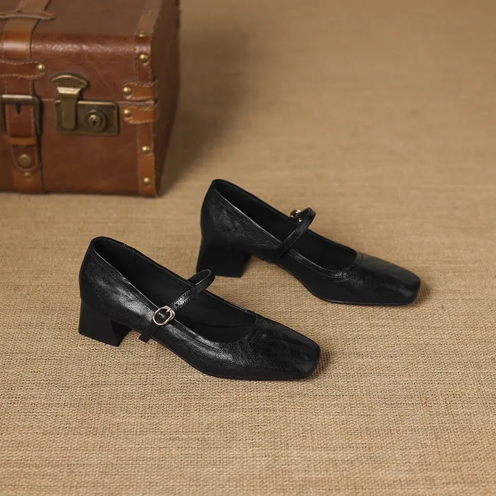 Serena Sheepskin Mary Jane Shoes — photo 11