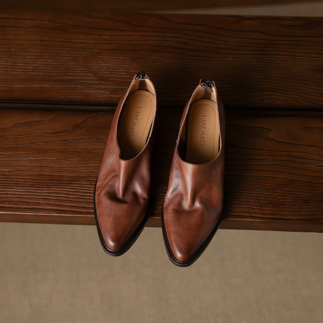 Reba Genuine Leather Loafers — photo 9