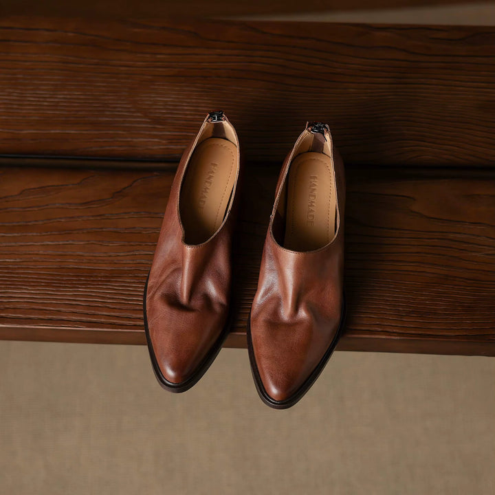 Reba Genuine Leather Loafers — photo 9