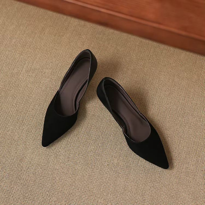 Constance Sheep Suede Pumps — photo 3