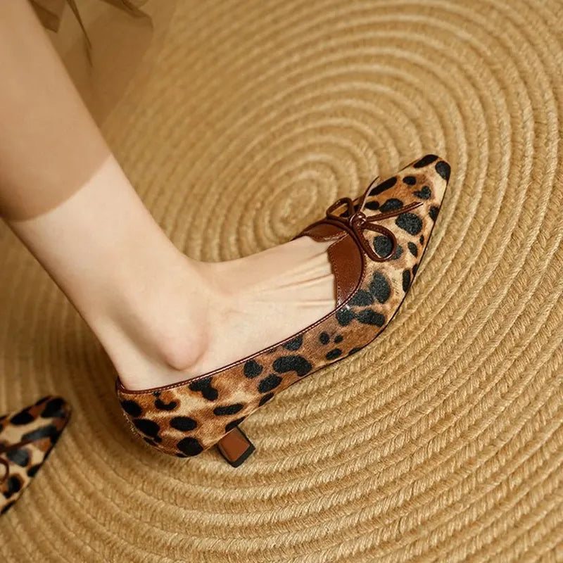Georgina Genuine Leather Heels — photo 3