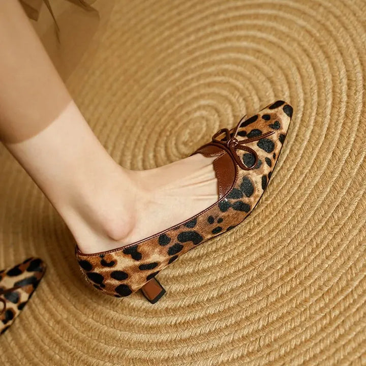 Georgina Genuine Leather Heels — photo 3