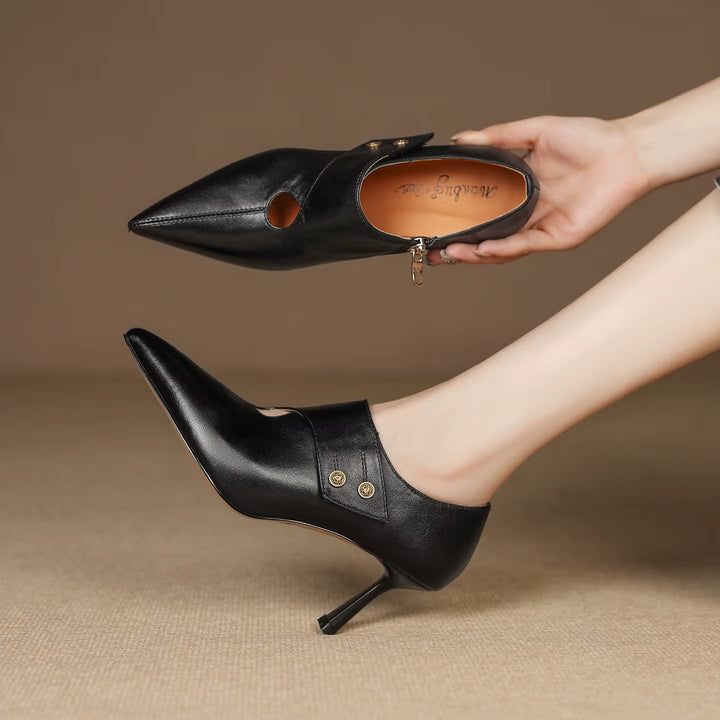 Verena Genuine Leather Heels — photo 10