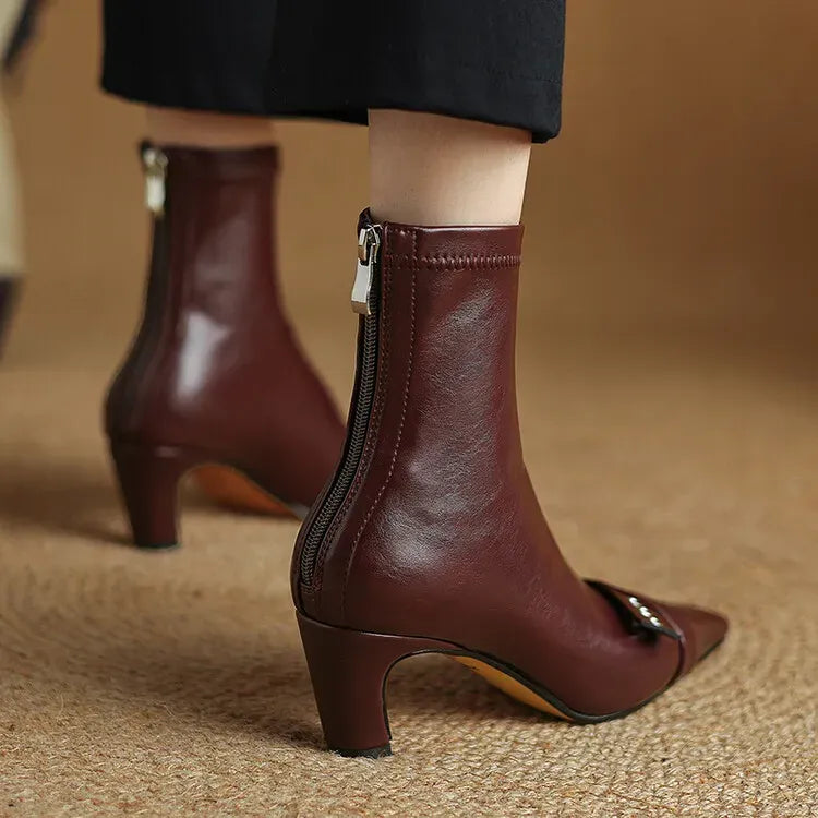 Elena Square Toe Boots — photo 16