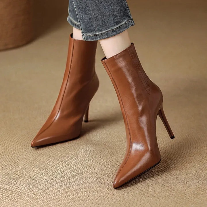 Elena Genuine Leather Boots — photo 4
