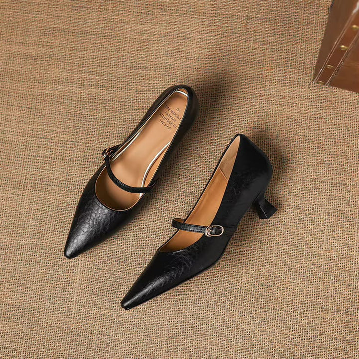 Rosita Genuine Leather Heels — photo 7