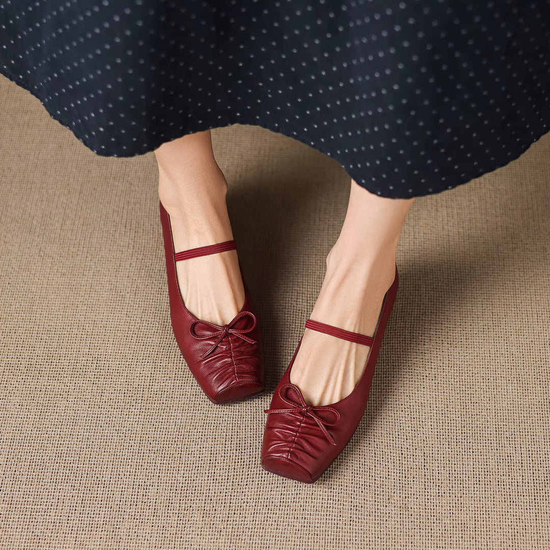 Larkin Genuine Leather Mary Jane Heels — photo 8