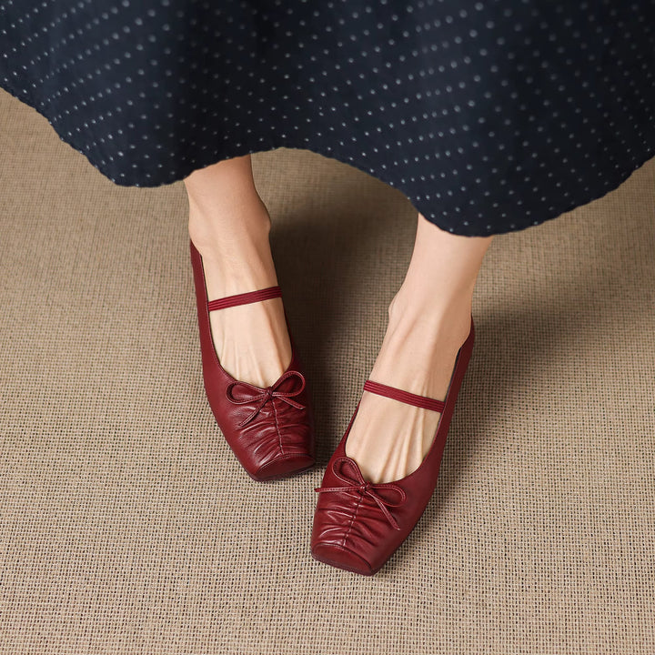 Larkin Genuine Leather Mary Jane Heels — photo 8