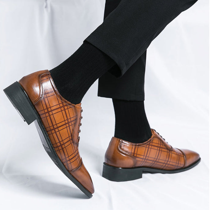 Harmon Genuine Leather Dress Shoes