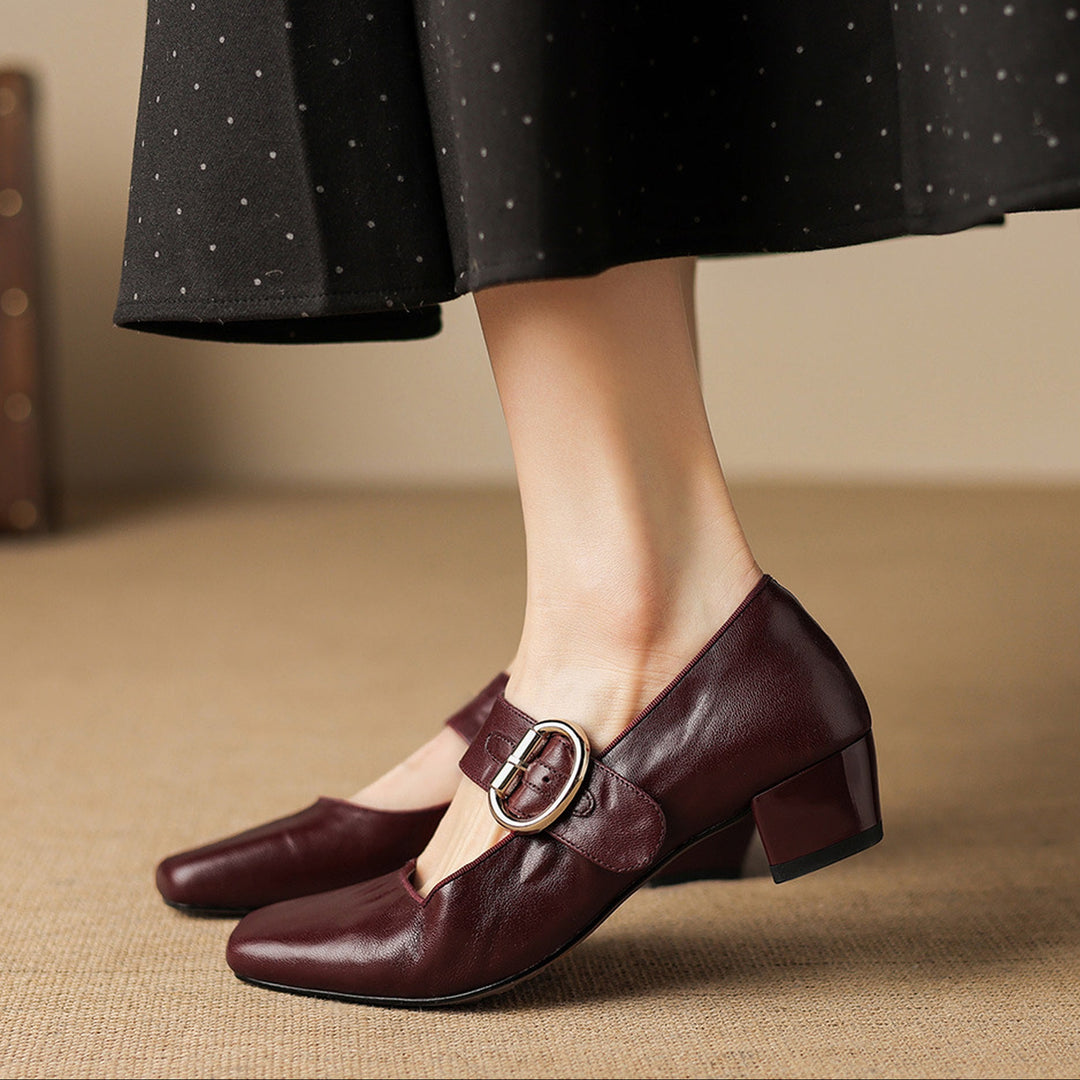 Vivi Genuine Leather Heels