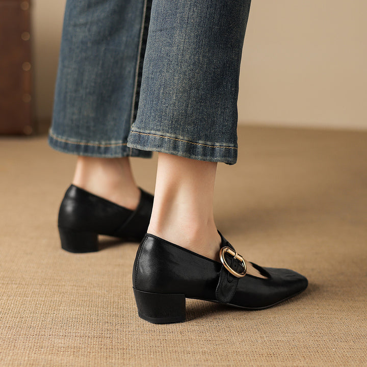 Vivi Genuine Leather Heels