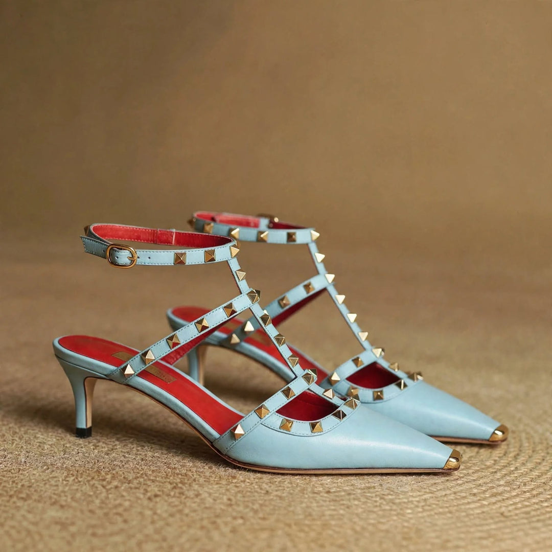 Zinnia Leather Heels