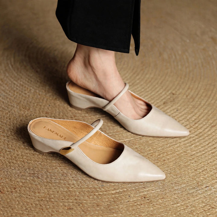 Jocelyn Genuine Leather Mules