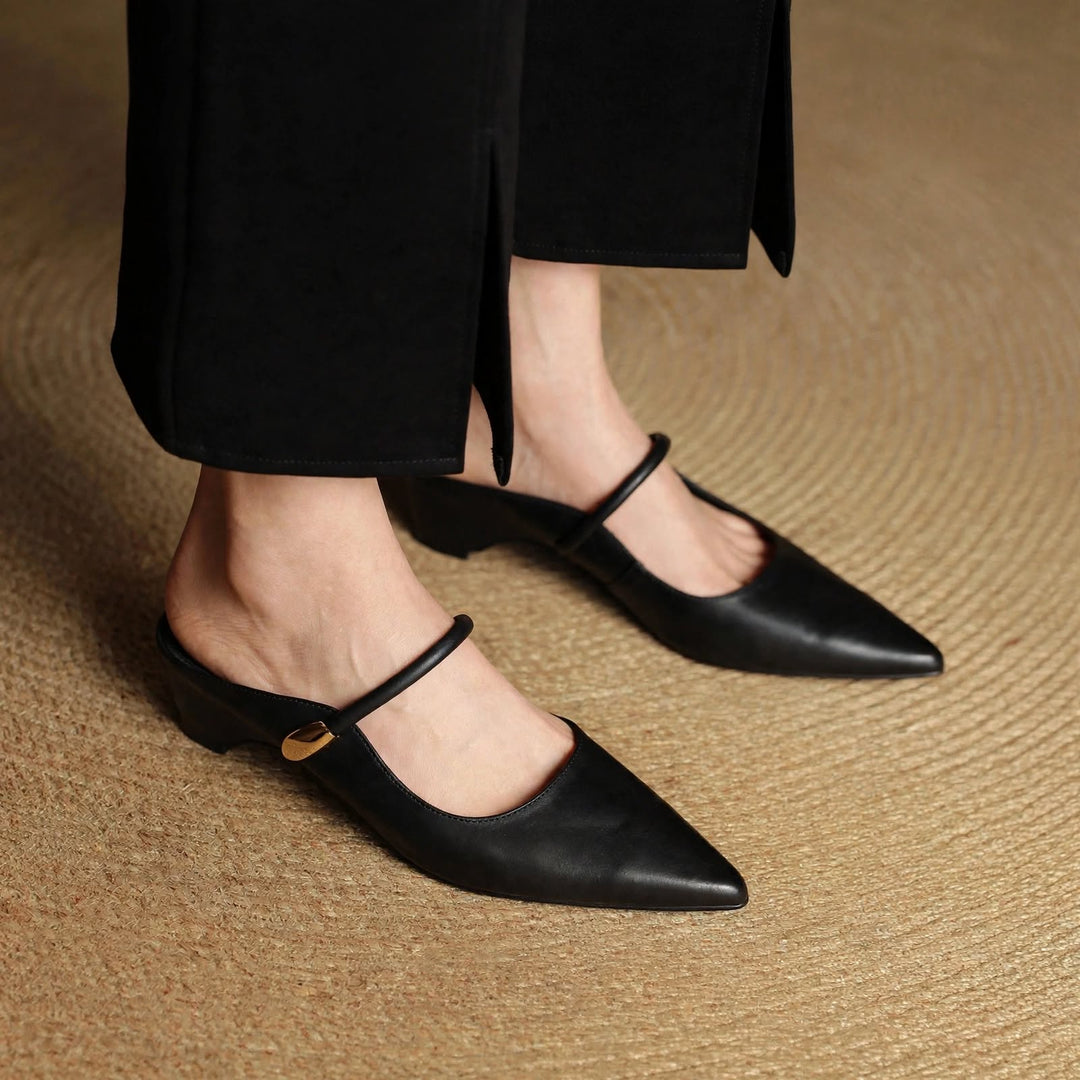 Jocelyn Genuine Leather Mules