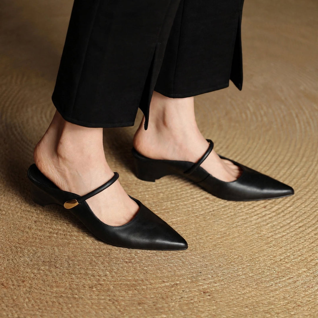 Jocelyn Genuine Leather Mules