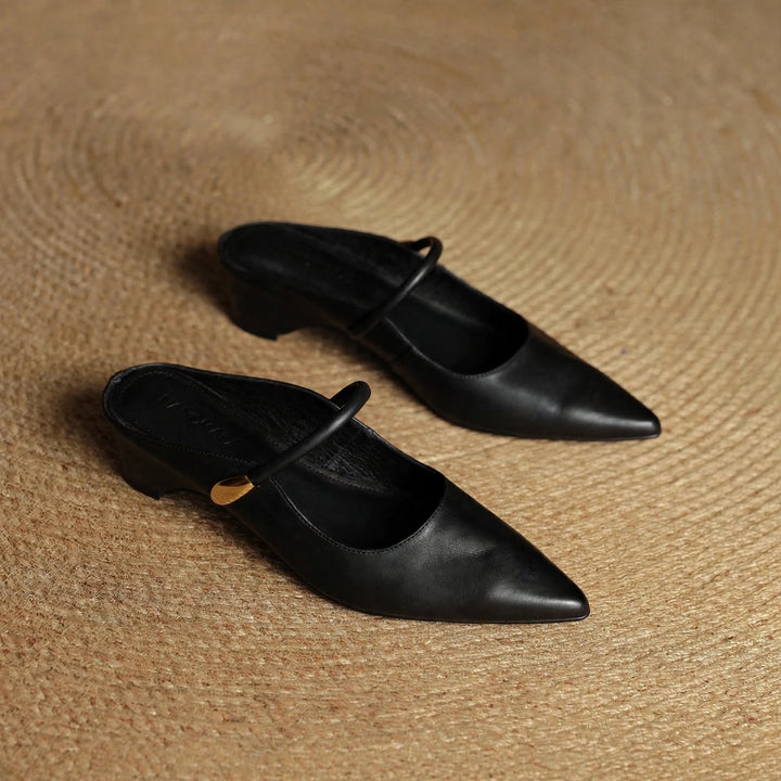 Jocelyn Genuine Leather Mules