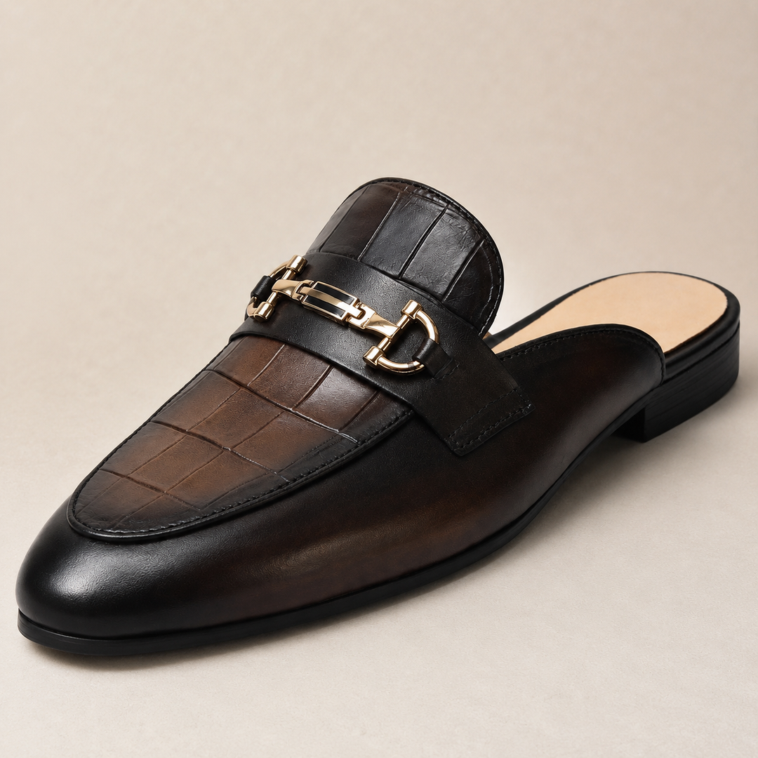Velto Genuine Leather Horse-Bit Mules