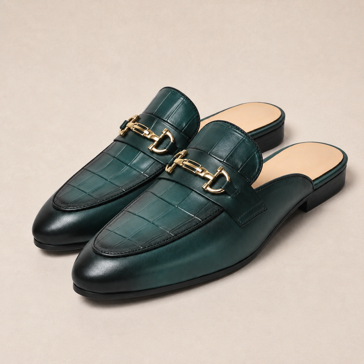 Velto Genuine Leather Horse-Bit Mules