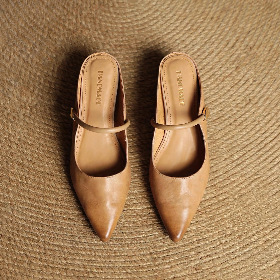 Jocelyn Genuine Leather Mules