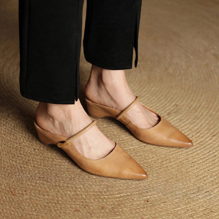 Jocelyn Genuine Leather Mules