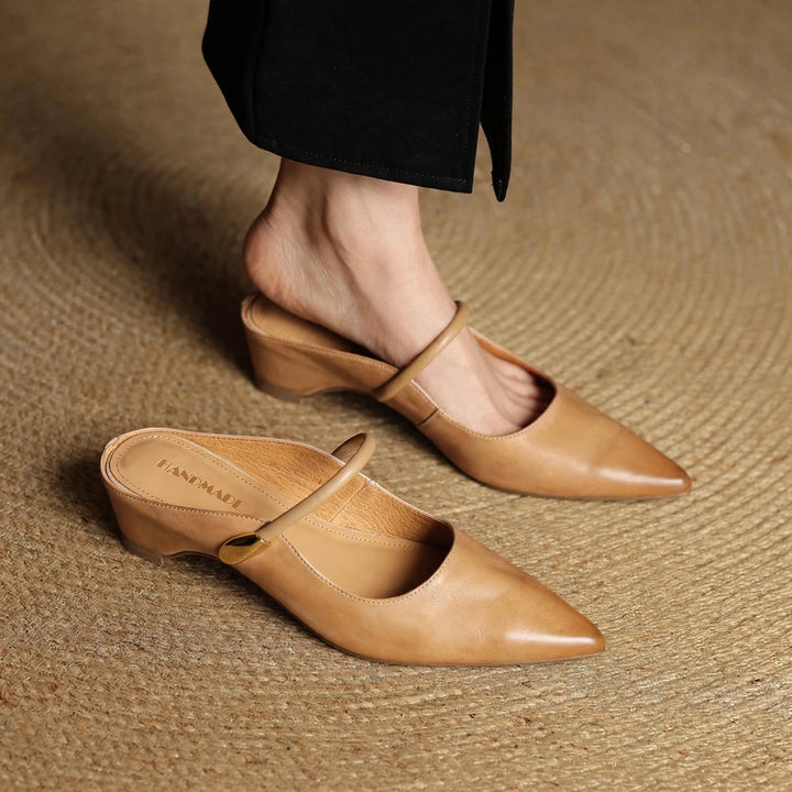 Jocelyn Genuine Leather Mules