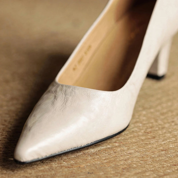 Coralie Genuine Leather Heels