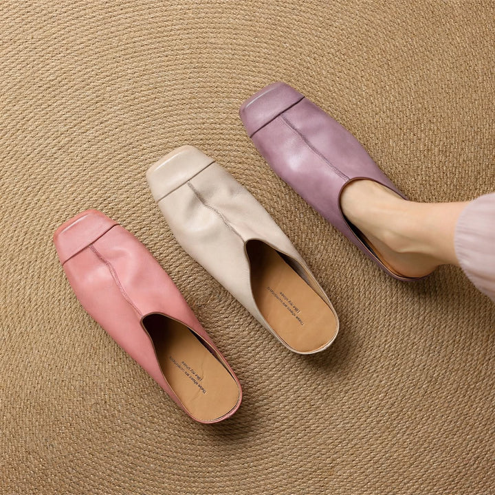 Priya Genuine Leather Mules