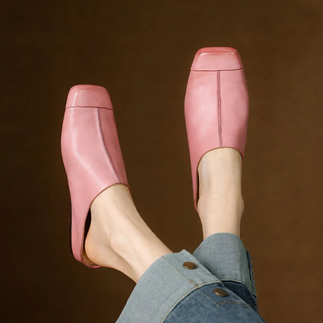 Priya Genuine Leather Mules