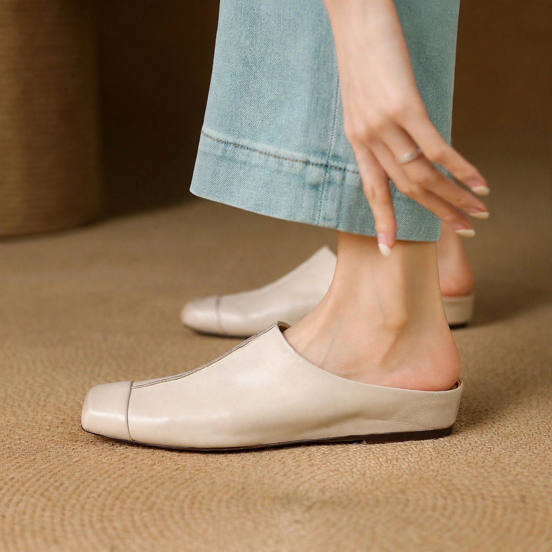 Priya Genuine Leather Mules