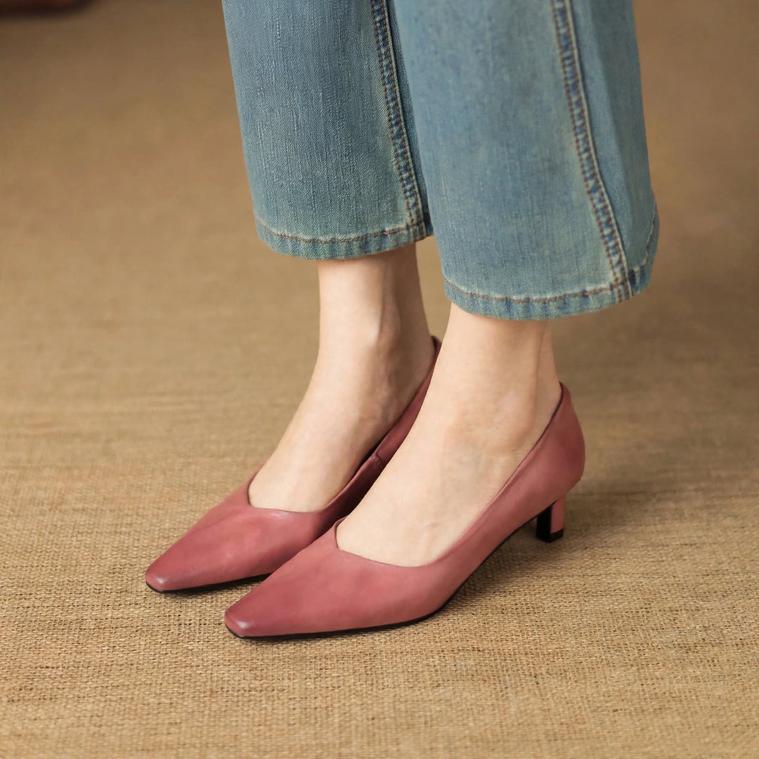 Bianca Genuine Leather Heels